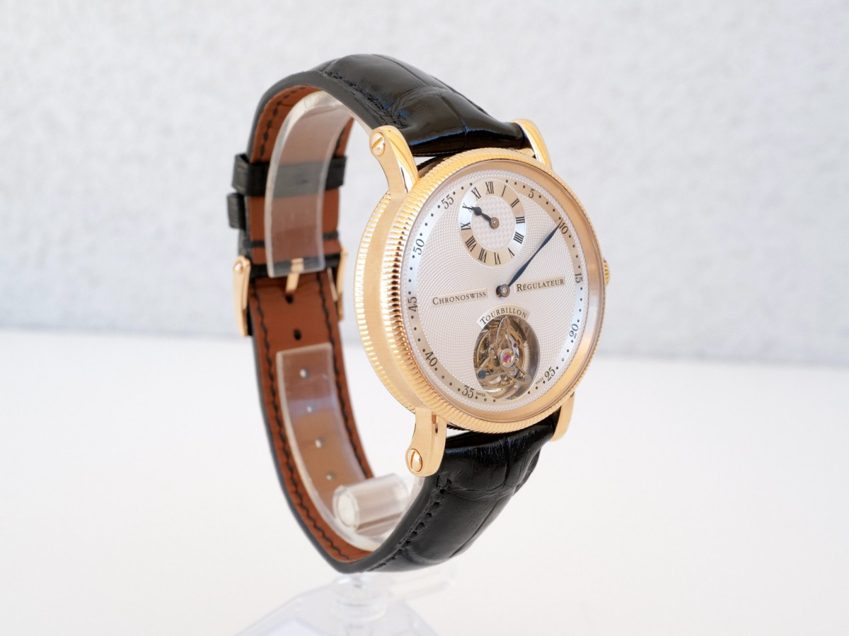 Швейцарские часы Chronoswiss Regulateur Tourbillon 38 Manual Wind 18K Rose Gold
