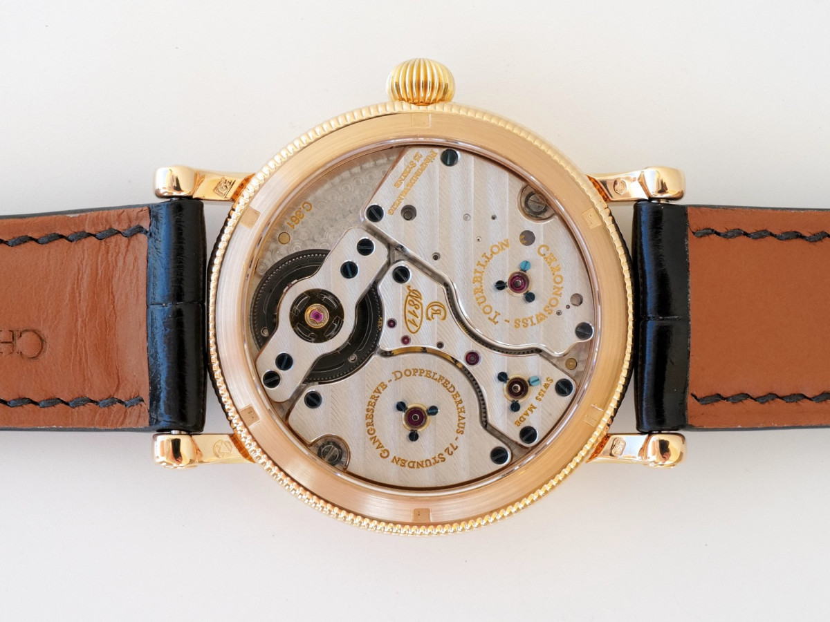 Швейцарские часы Chronoswiss Regulateur Tourbillon 38 Manual Wind 18K Rose Gold