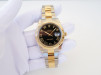Swiss watch Rolex Datejust II 41 Oyster 18K Yellow Gold Steel Black Roman Dial