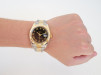 Swiss watch Rolex Datejust II 41 Oyster 18K Yellow Gold Steel Black Roman Dial