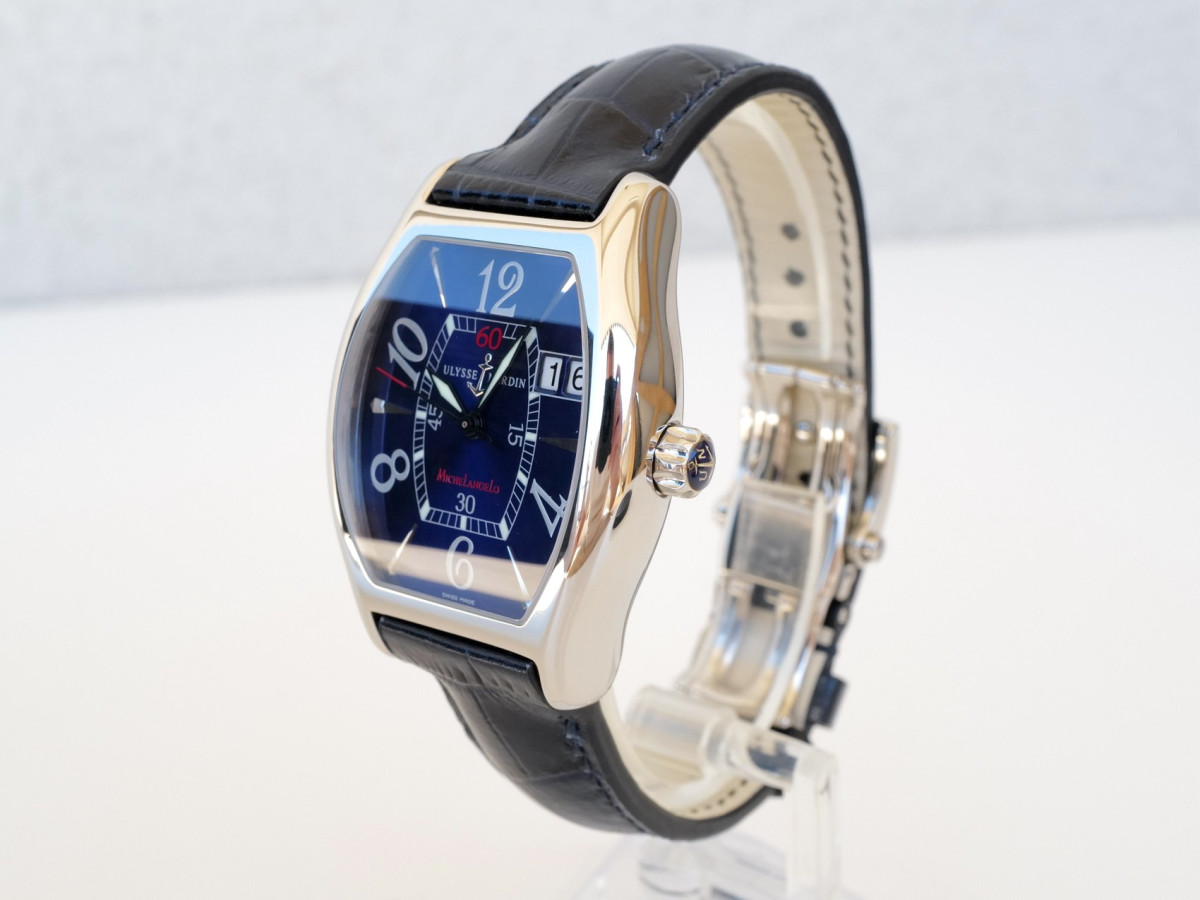 Швейцарские часы Ulysse Nardin Michelangelo Big Date Blue Dial