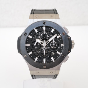 Швейцарские часы Hublot Big Bang 44 Aero Bang Steel Skeleton Dial