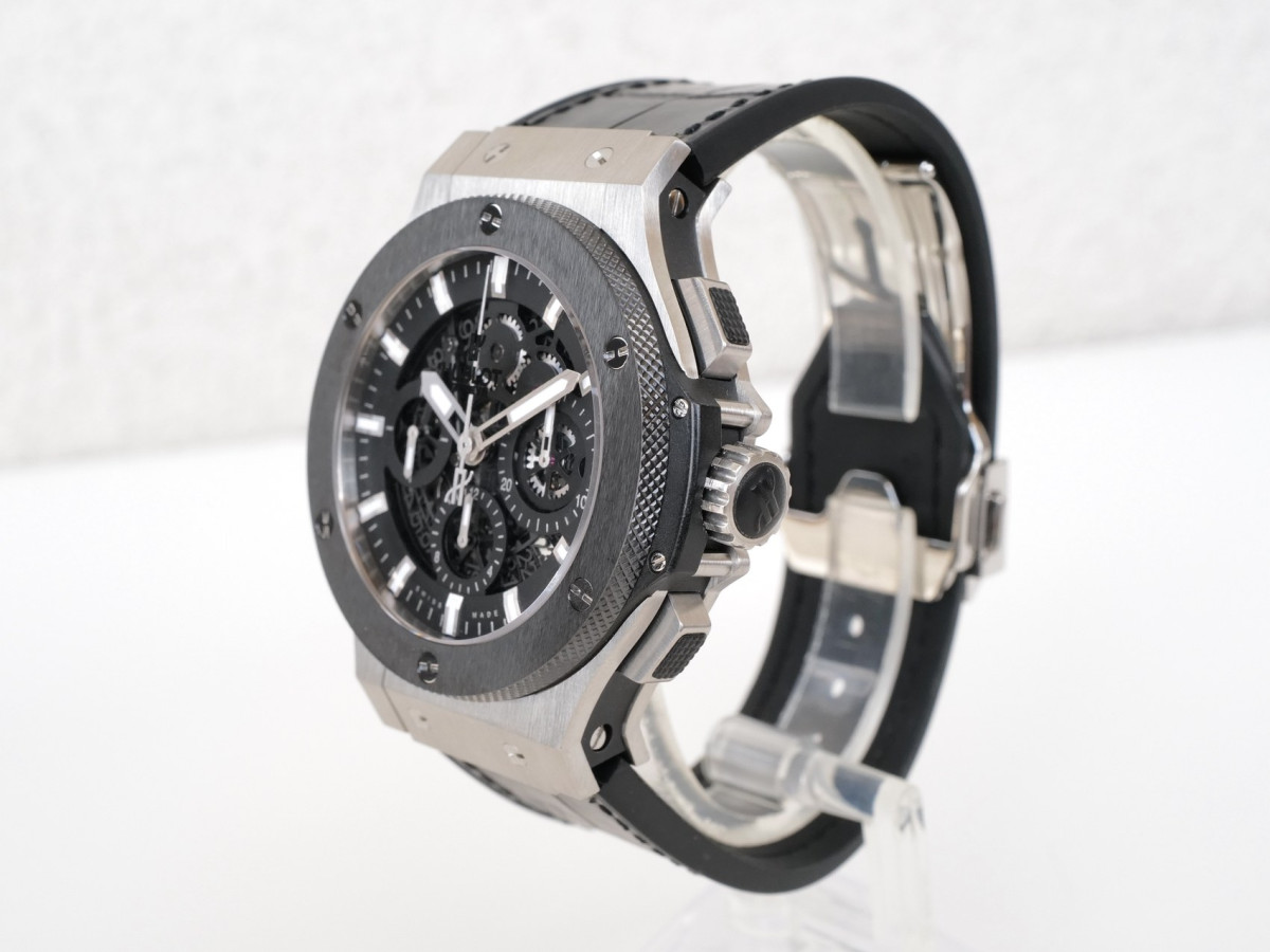 Швейцарские часы Hublot Big Bang 44 Aero Bang Steel Skeleton Dial