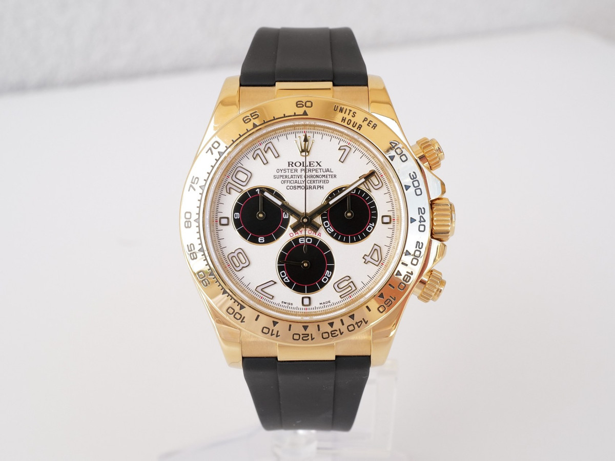 Швейцарские часы Rolex Cosmograph Daytona Racing Panda Dial 18K Yellow Gold