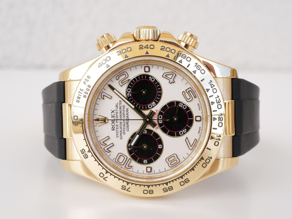 Швейцарские часы Rolex Cosmograph Daytona Racing Panda Dial 18K Yellow Gold