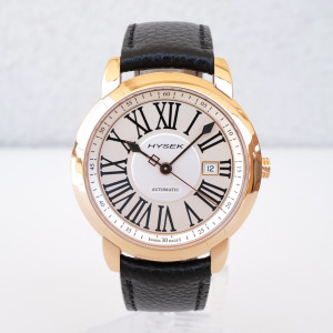 Швейцарський годинник Hysek IO 43 Automatic Date 18K Rose Gold