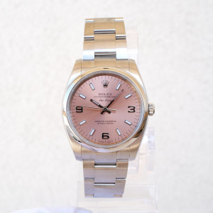 Швейцарський годинник Rolex Air King 34 Pink Dial
