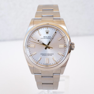 Швейцарський годинник Rolex Oyster Perpetual 36 Silver Dial