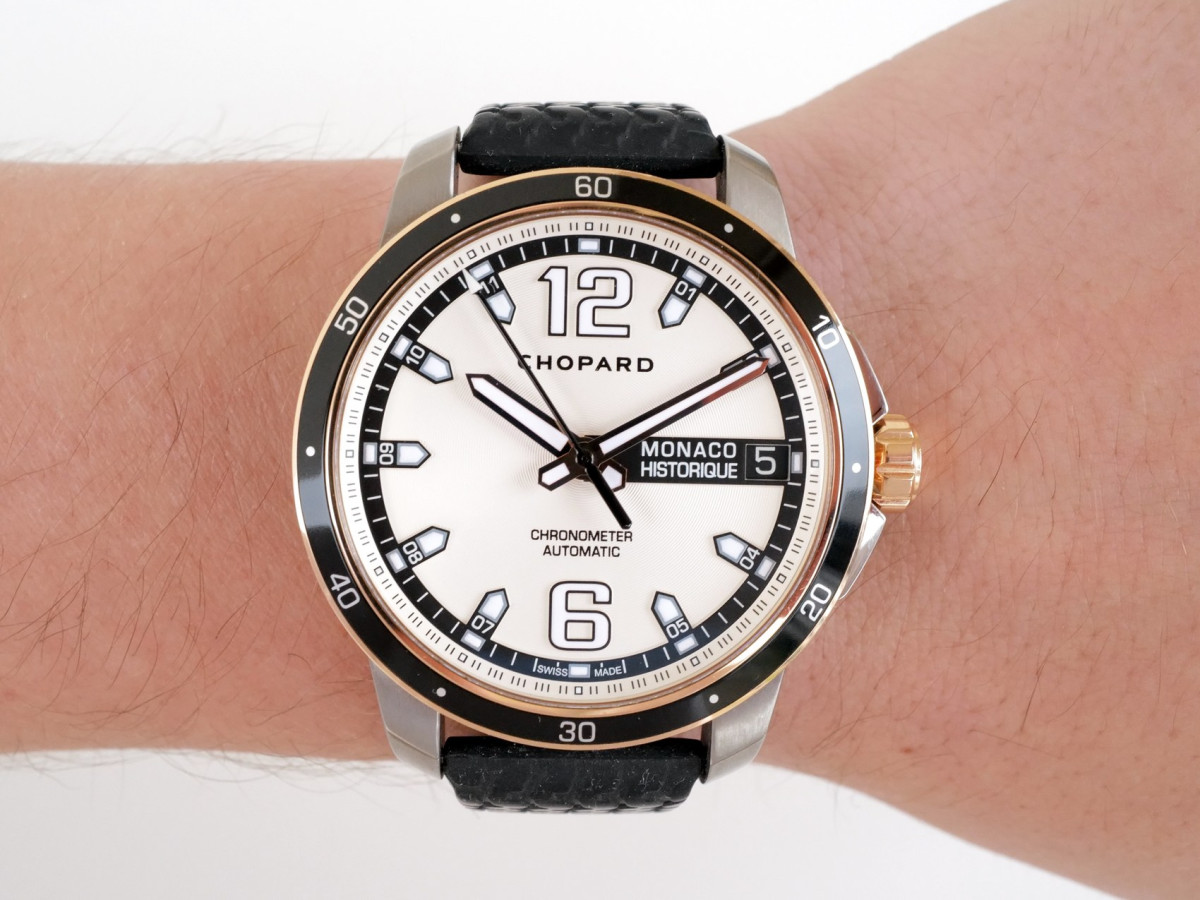 Швейцарские часы Chopard Grand Prix de Monaco Historique 18K Rose Gold Titanium 44