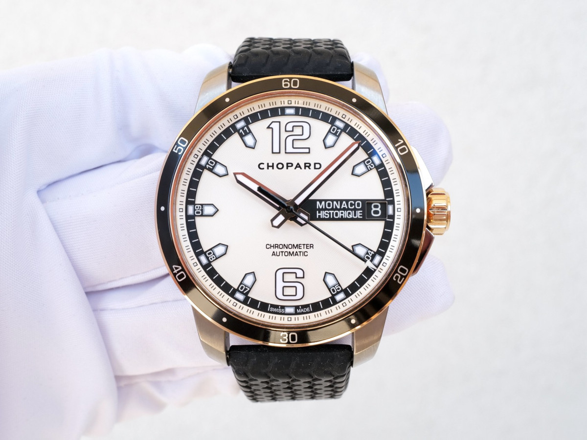 Швейцарские часы Chopard Grand Prix de Monaco Historique 18K Rose Gold Titanium 44