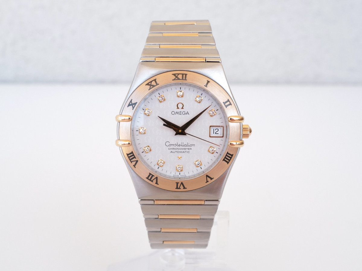 Швейцарские часы Omega Constellation 50th Anniversary 36 Steel 18K Rose Gold Automatic Diamond Dial