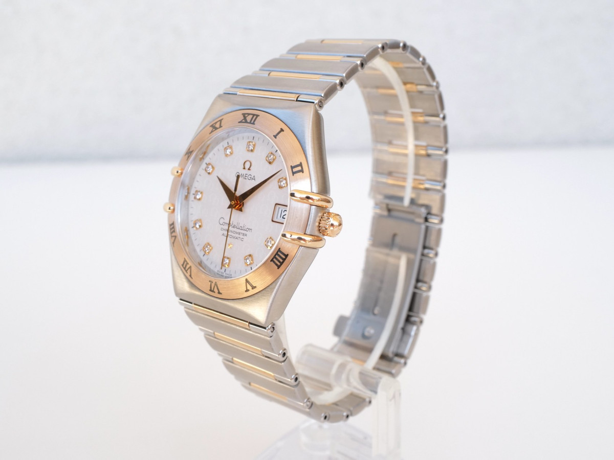 Швейцарские часы Omega Constellation 50th Anniversary 36 Steel 18K Rose Gold Automatic Diamond Dial