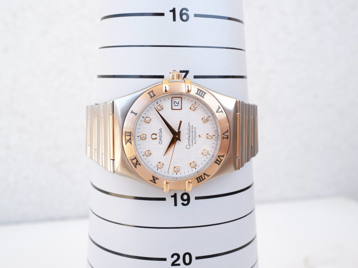 Швейцарские часы Omega Constellation 50th Anniversary 36 Steel 18K Rose Gold Automatic Diamond Dial