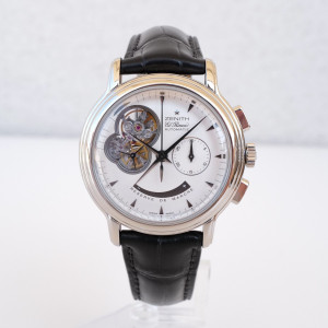 Швейцарський годинник Zenith El Primero Chronomaster 40 Open Reserve De Marche White Dial