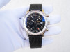 Швейцарський годинник Breitling Navitimer 1 Black Dial Rubber Strap GMT 46