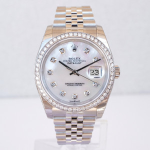 Швейцарський годинник Rolex Datejust 36 Jubilee MOP Diamond Dial Bezel