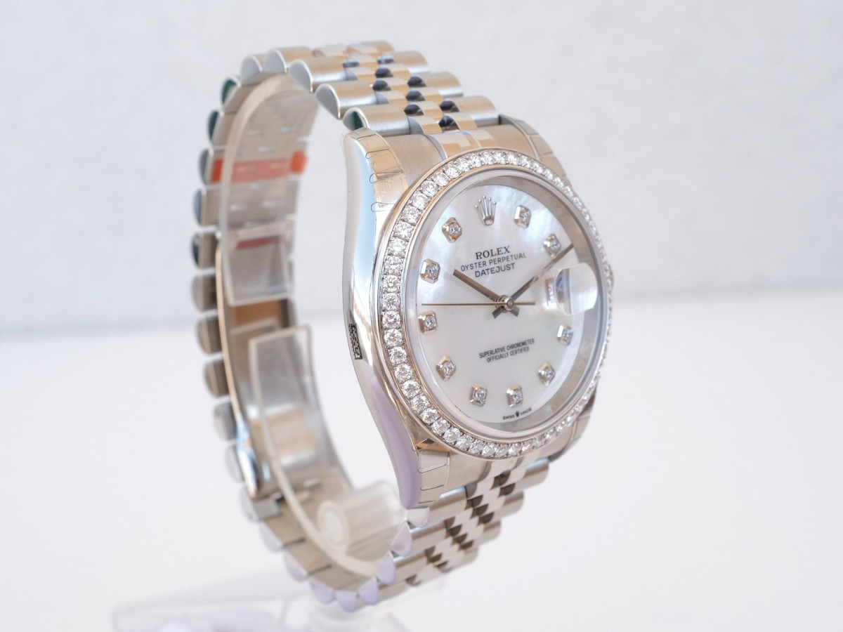Швейцарський годинник Rolex Datejust 36 Jubilee MOP Diamond Dial Bezel