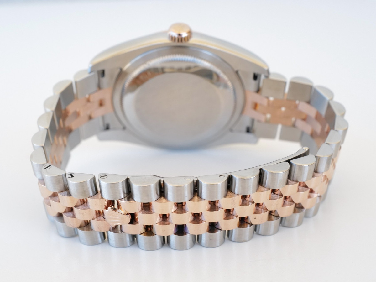 Швейцарские часы Rolex Datejust 36 Jubilee Steel Rose Gold White Diamond Dial Bezel