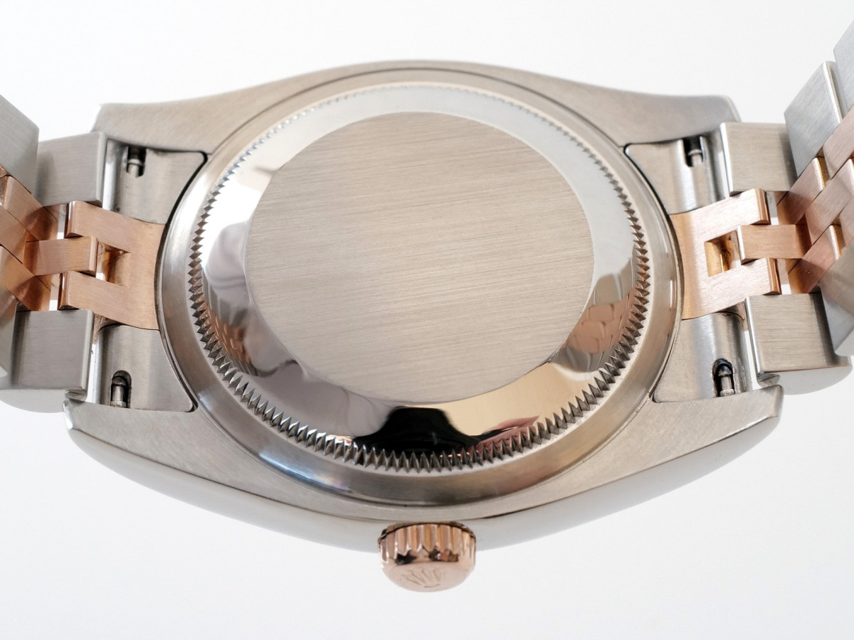 Швейцарские часы Rolex Datejust 36 Jubilee Steel Rose Gold White Diamond Dial Bezel