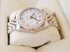 Швейцарские часы Rolex Datejust 36 Jubilee Steel Rose Gold White Diamond Dial Bezel