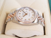 Швейцарские часы Rolex Datejust 36 Jubilee Steel Rose Gold White Diamond Dial Bezel