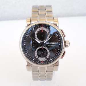 Швейцарские часы MontBlanc Star 44 Black Dial Automatic Chronograph