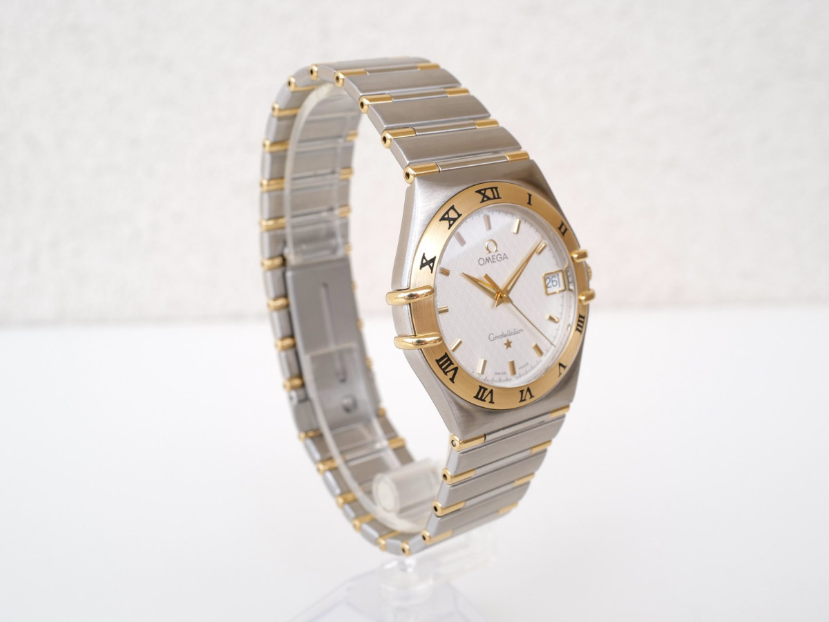 Швейцарские часы Omega Constellation Quartz Steel 18K Yellow Gold 34