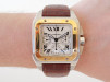 Швейцарские часы Cartier Santos 100 XL Chronograph Steel 18K Yellow Gold 42