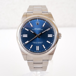 Швейцарський годинник Rolex Oyster Perpetual 41 Blue Dial