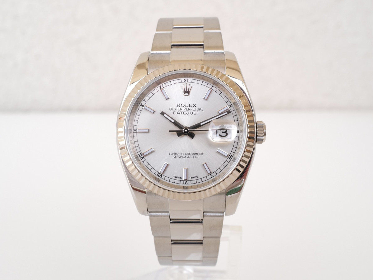 Швейцарские часы Rolex Datejust 36 Oyster Silver Dial