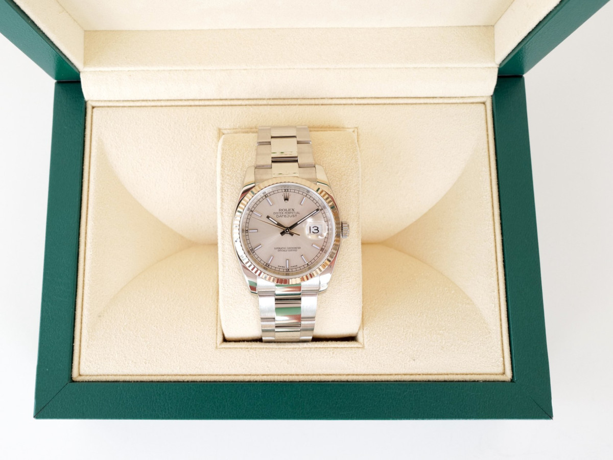 Швейцарские часы Rolex Datejust 36 Oyster Silver Dial