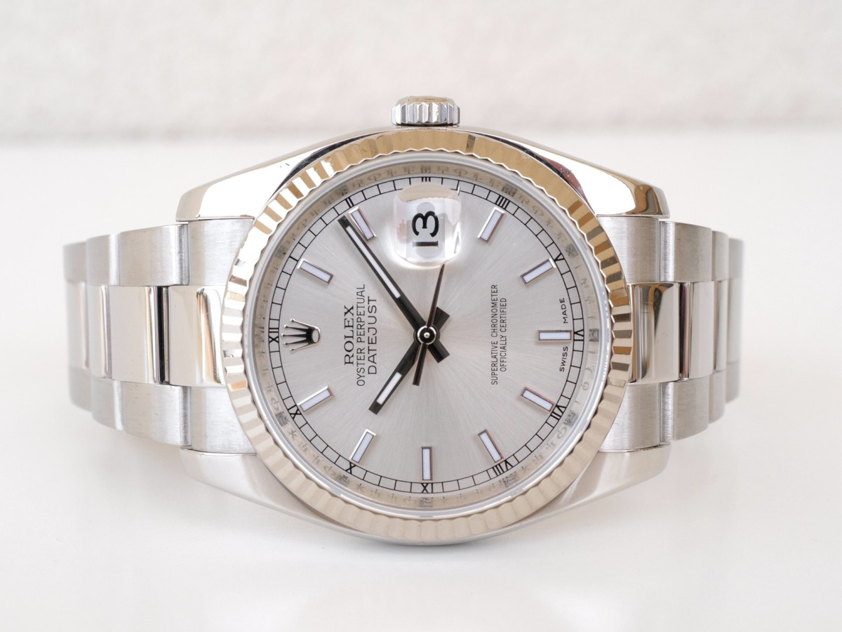 Швейцарские часы Rolex Datejust 36 Oyster Silver Dial