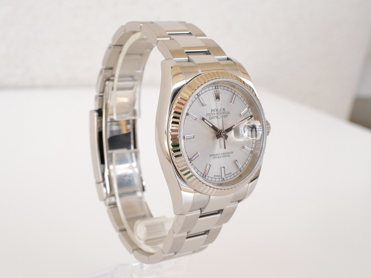 Швейцарские часы Rolex Datejust 36 Oyster Silver Dial