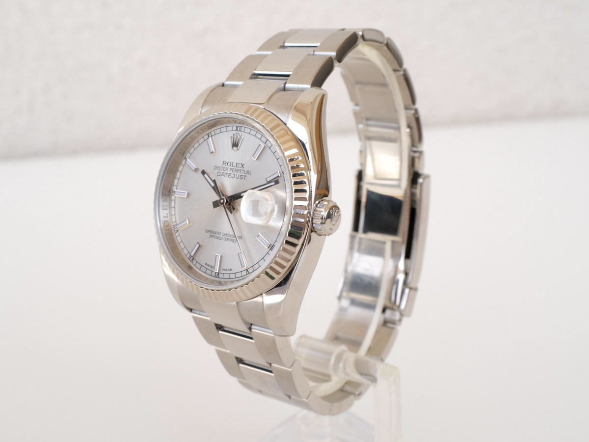 Швейцарские часы Rolex Datejust 36 Oyster Silver Dial