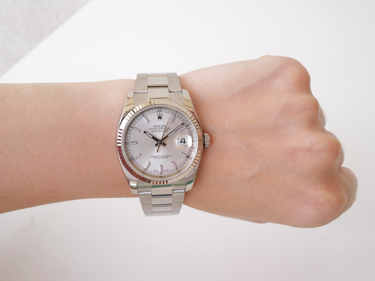 Швейцарские часы Rolex Datejust 36 Oyster Silver Dial