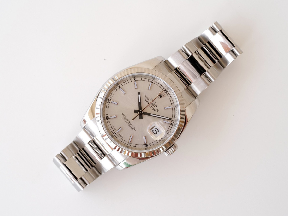 Швейцарские часы Rolex Datejust 36 Oyster Silver Dial