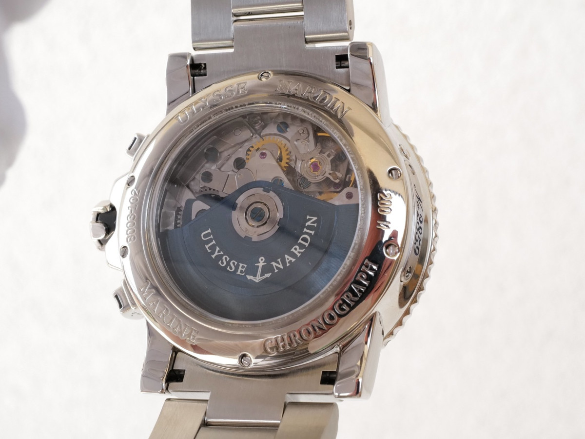 Швейцарские часы Ulysse Nardin Maxi Marine Diver Chronograph 43 Black Dial