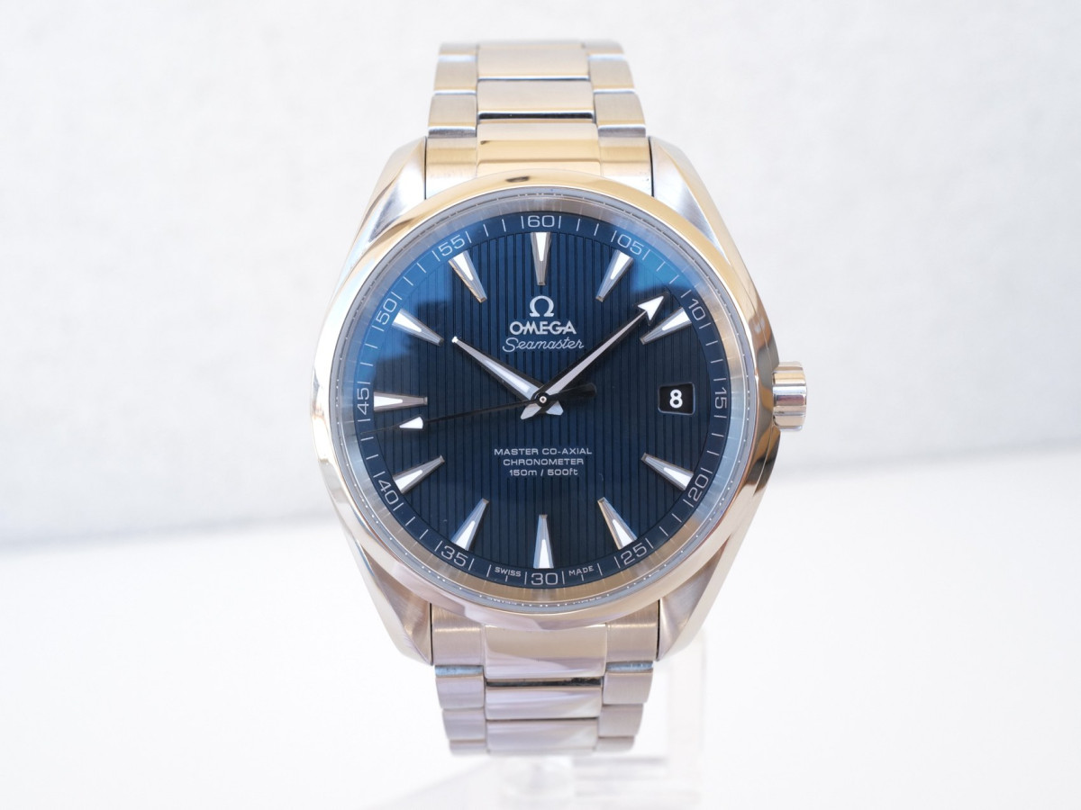 Швейцарський годинник Omega Seamaster Aqua Terra 150M Co-Axial Blue Dial 41,5