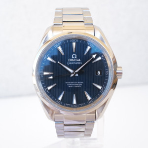 Швейцарские часы Omega Seamaster Aqua Terra 150M Co-Axial Blue Dial 41,5
