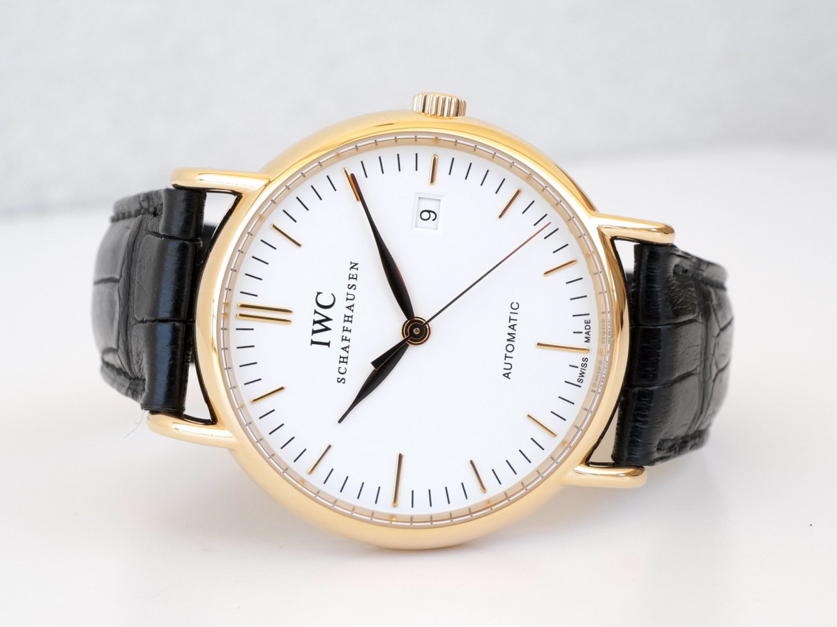 Швейцарские часы IWC Portofino Automatic 18K Rose Gold White Dial 39