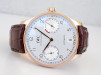 Швейцарський годинник IWC Portugieser Automatic 7 Days Power Reserve 18K Rose Gold Silver Dial 42