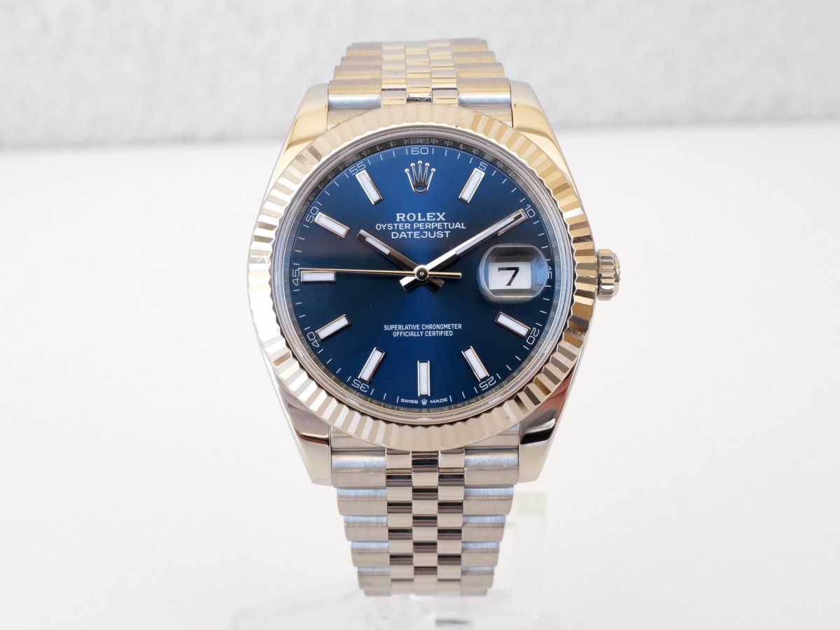 Швейцарський годинник Rolex Datejust 41 Jubilee Blue Dial (2018)