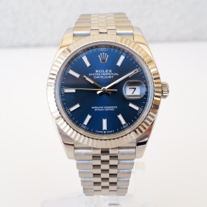 Швейцарський годинник Rolex Datejust 41 Jubilee Blue Dial (2018)