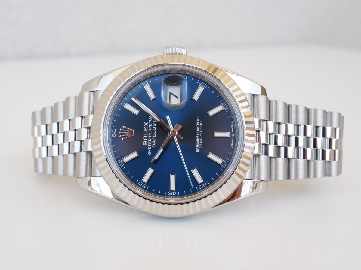 Швейцарський годинник Rolex Datejust 41 Jubilee Blue Dial (2018)