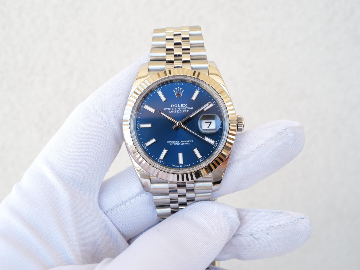 Швейцарський годинник Rolex Datejust 41 Jubilee Blue Dial (2018)