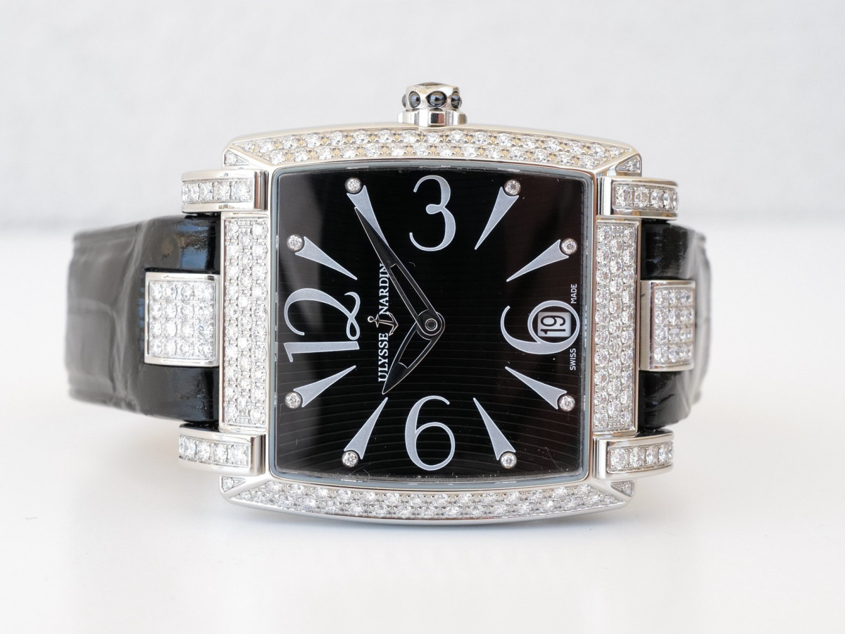 Швейцарський годинник Ulysse Nardin Caprice Full Diamonds Black Dial