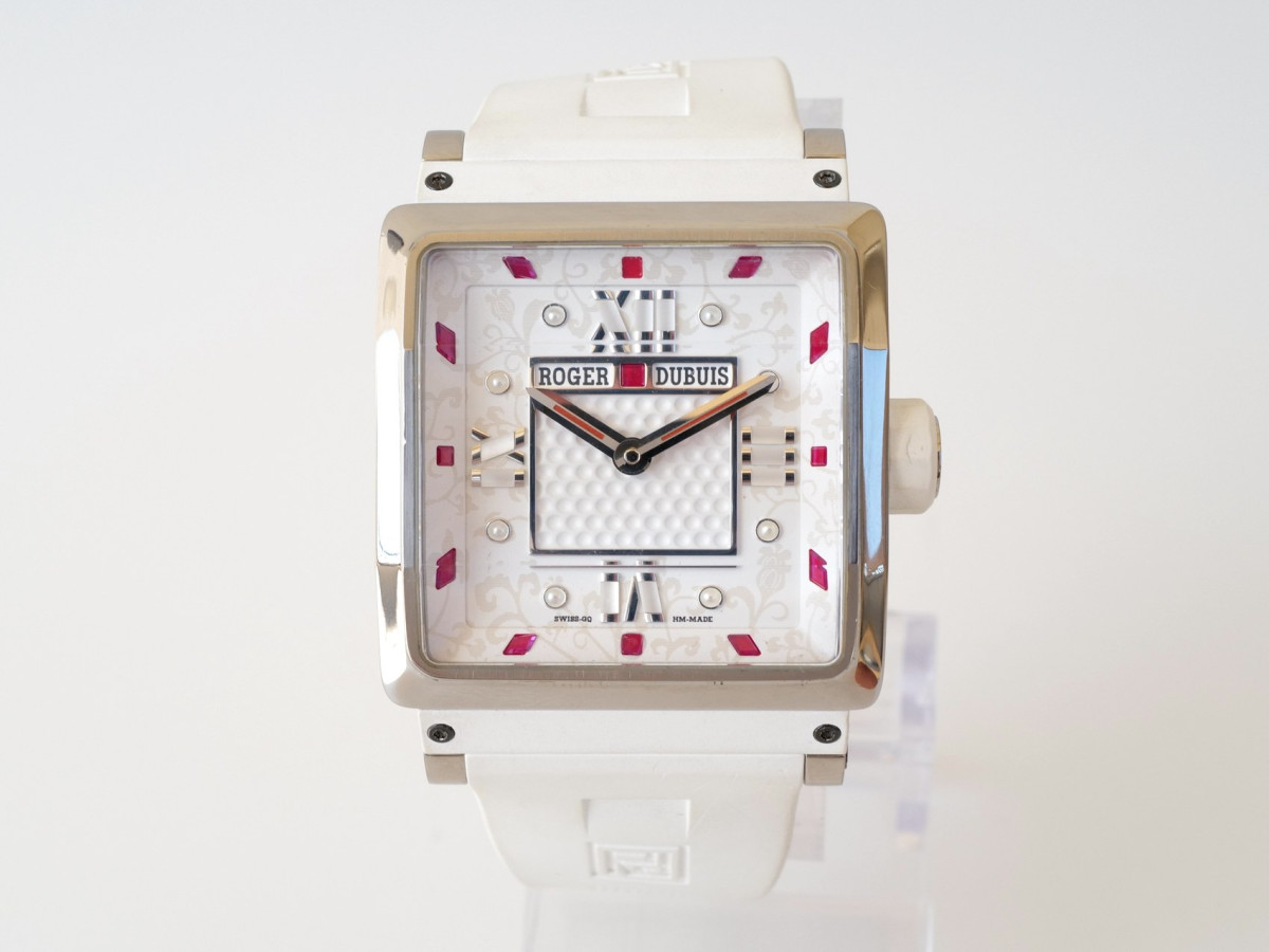 Швейцарський годинник Roger Dubuis KingSquare Titanium White Dial
