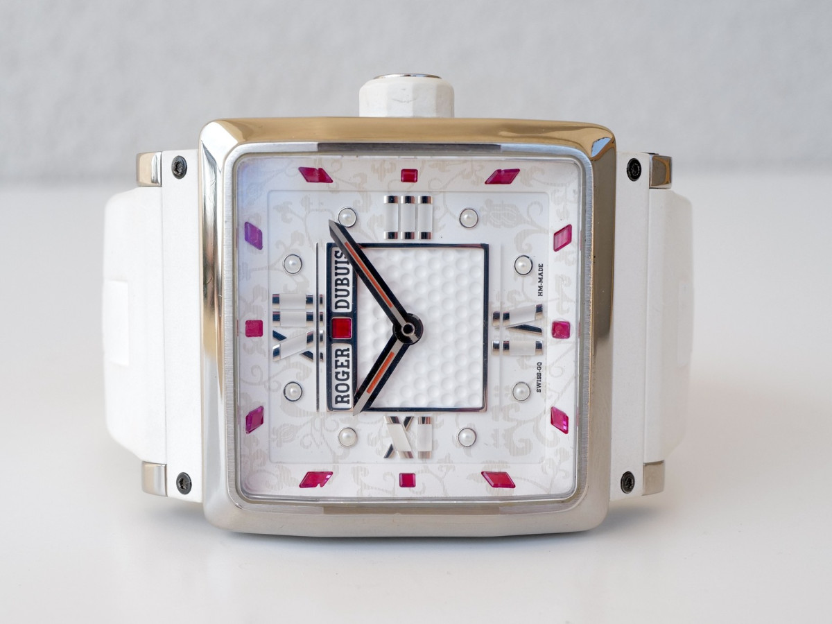 Швейцарський годинник Roger Dubuis KingSquare Titanium White Dial