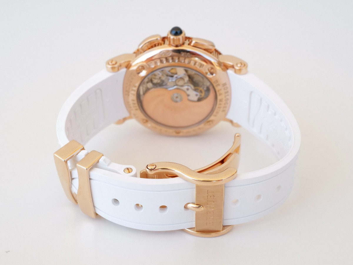 Swiss watch Breguet Marine Chronograph 18K Rose Gold MOP Dial Diamonds 35