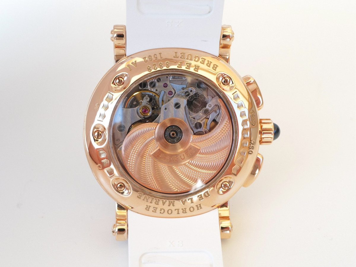 Swiss watch Breguet Marine Chronograph 18K Rose Gold MOP Dial Diamonds 35